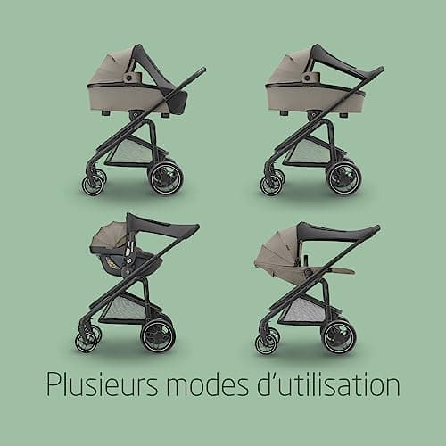Maxi-Cosi Sun Shade, Compatible Carrycots, Pushchairs, Maxi-Cosi Car Seats, UPF 50+ Protection, Hide and Seek Window, Baby Sun Protection, Multiple Modes of Use, Black - Image 6