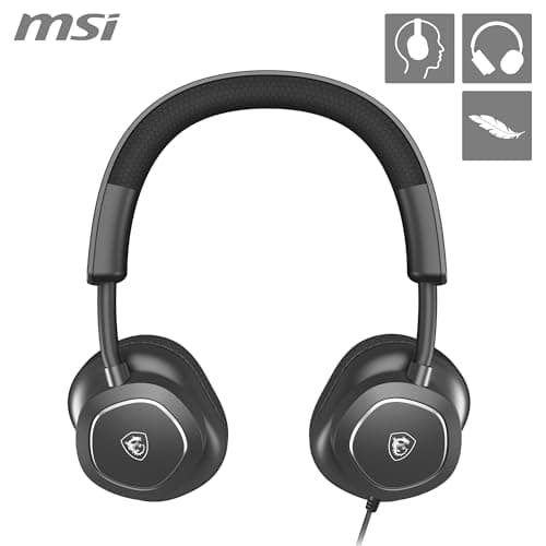 MSI Maestro 300 PC Headset, Detachable Microphone, USB Type-C or USB Connection - Image 5