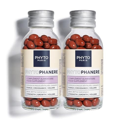 Phyto Paris Phytophanere Food Supplement for Hair and Nails Enriched with Biotin Zinc and Vitamin C Preserves Beauty and Growth Strength, Growth and Volume- 2 x 120 Capsules - Image 3