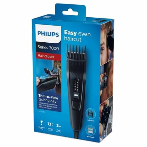Philips Hair Clipper 3000 Series Washable Hair Clipper with Trim-n--Flow Technology (HC3510/15) - Image 6