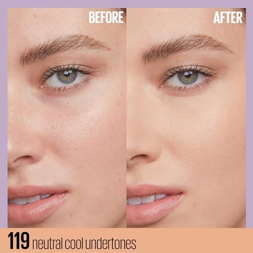 Maybelline New York - Fond de Teint Liquide Longue Tenue - Ultra-Résistant - Fini Mat Lumineux - Enrichi en Acides Aminés - Tous les Types de Peau - Superstay 30H Lumi-Matte - Teinte : 119 - 35ml - Image 4