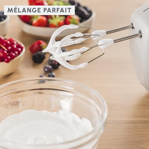 Moulinex Easy Max, Beater, Perfect Mix, Compact, Adjustable Knob with 5 Speed, 2 Sets of Whisks, Pepper, HM262BF0 - Image 4