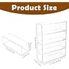 2 x Coffee Capsule Storage Drawers - Clear - Compatible with Nespresso Capsules - 24.7 x 17.5 x 6.5 cm - Acrylic with 8 Drawers - Image 4