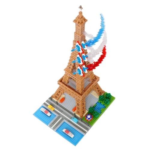 Bandai – nanoblock – Deluxe Eiffel Tower – Mini Brick Figurine – 2500 Pieces – Building Set Monuments Paris – Construction Kit Toy for Children 12 Years and Above Teenagers Adults – NBC057 - Image 6
