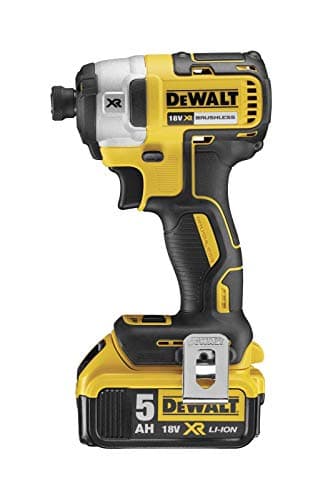 DEWALT - Visseuse à Chocs Brushless XR 18V Li-Ion 5Ah - DCF887P2-QW - Visseuse Électrique sans Fil avec Coffret TSTAK, 2 Batteries / Chargeur - 3 Vitesses (0-1000/2800/3250tr/min) - Mandrin ¼” - 400W [Classe énergétique A] - Image 8