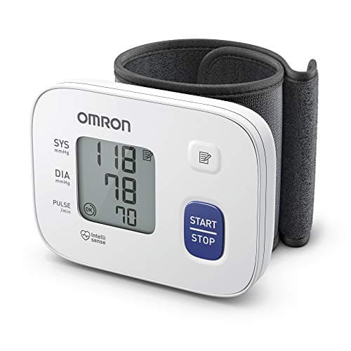 OMRON RS1 Automatic Wrist Blood Pressure Monitor for Home or On the Go Use - Clinically Validated, Blood Pressure Monitor with Preformed Cuff 5.3-8.5 Inch, Cuff Wrap Guide - Image 3