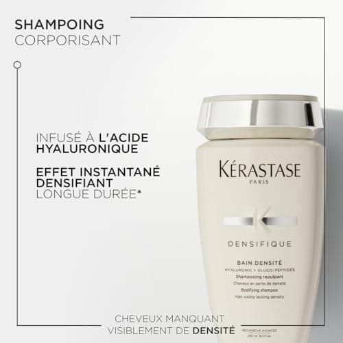 KÉRASTASE Densifique - Bain Densité - Shampoing Repulpant - Effet Volume et Densifiant Longue Durée - Acide Hyaluronique et Gluco-Peptides - Cheveux Affinés en Perte de Densité - Image 5