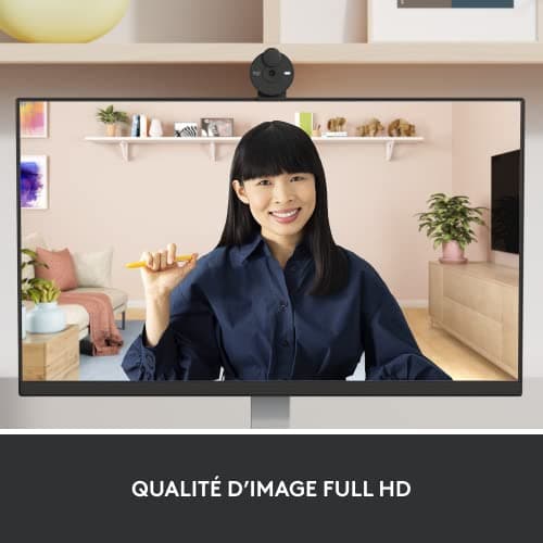 Logitech Brio 305, Full HD 1080P Webcam with Privacy Cache, Mono Noise Cancelling Microphones, USB-C, Automatic Light, Compatible with Zoom, Microsoft Teams, Google Meet - Graphite - Image 5