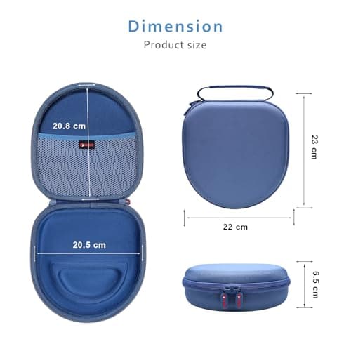 XANAD Audio Headset Case for Sony WH-CH720N WH-CH710N WH-CH700N Wireless Bluetooth Headphones Noise Reduction (Blue) - Image 3