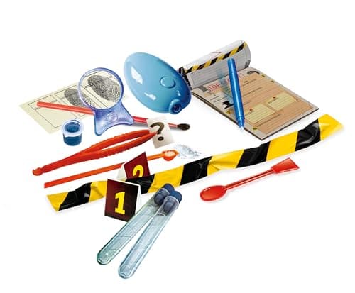 Clementoni Science & Jeu Lab – Detective's Case, Investigator Kit for Children 8 Years, Scientific Game with Flashlight, Enlargement Lens and Other Tools, Made in Italy, 19386 - Image 3