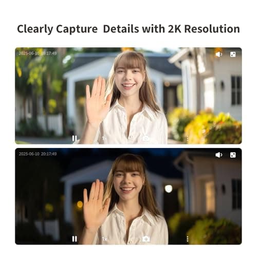 Aqara 2K Video Hub Doorbell G410 with Chime HomeKit Secure Video, Built-in Matter Hub, 2.4G/5GHz Wi-Fi, Zigbee and Thread, 4:3, Wireless/Wired, Compatible with Alexa, Google, Home Assistant, Grey - Image 6