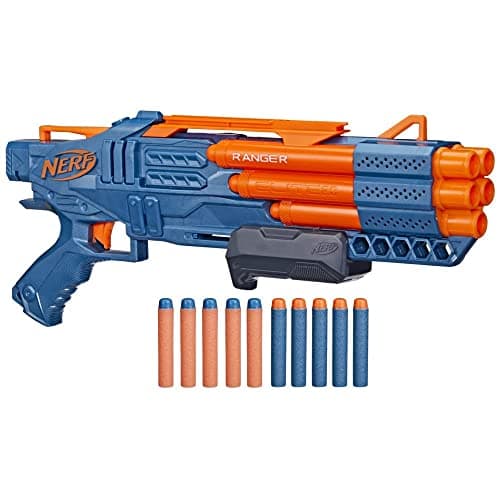Nerf Elite 2.0, Blaster à Pompe Ranger PD-5, tir à 5 canons, 10 fléchettes Nerf Elite, Facile à Utiliser, Rangement - Image 2