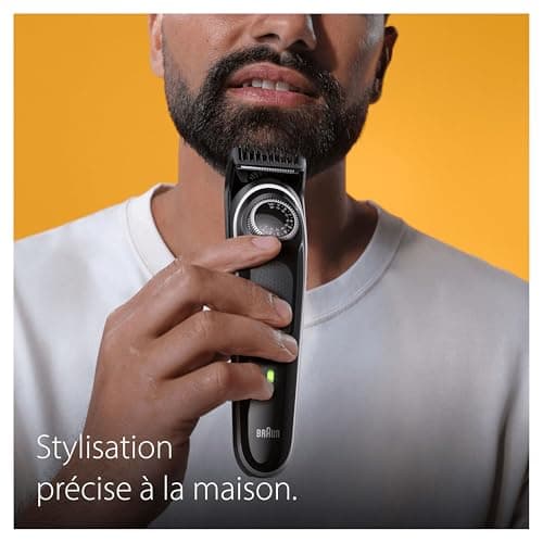 Braun Series 3 Tondeuse Électrique À Barbe Pour Hommes, Avec 4 Outils De Coiffage, Lame Ultra Aiguisée 40 Réglages De Longueur, Rechargeable 80 Min Sans Fil, BT3440 - Image 3