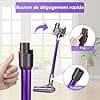 Extension Tube Compatible for Dyson V7 V8 V10 V11 V15, Extension Tube Accessory Quick Release Extendable Wand 72cm (Purple) - Image 5