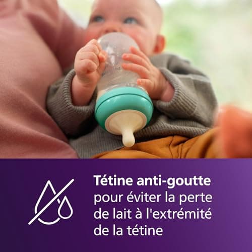 Philips Avent Natural Response 260 ml (9 oz) Bottles with Medium Flow Teats (Flow 3), Set of 3, Tropical Animals, SCY903/73 - Image 7