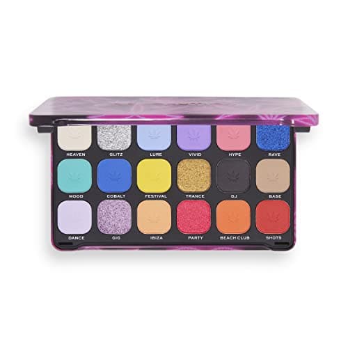 Makeup Revolution, Forever Flawless Eyeshadow Palette, Good Vibes Hype, 18 Shades, 0.7 oz - Image 3