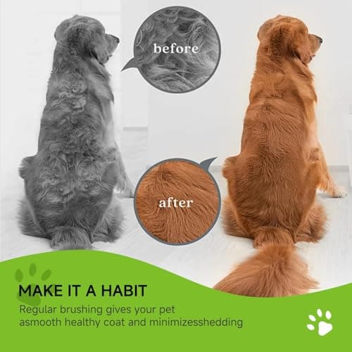 Groomify Dog Brush, Short Hair Brush, Furminator Dog Brush, Short Hair Brush, Pet Brush, Hair Removal Comb for Dogs, Cats and Other Pets - Image 4