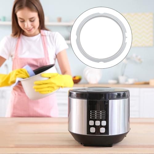 1 Pcs Mini Instant Pot Sealing Ring 3 Liter Instant Pot Sealing Ring Replacement Silicone Seal Ring for 3 Liter Electric Pressure Cooker, Clear - Image 7
