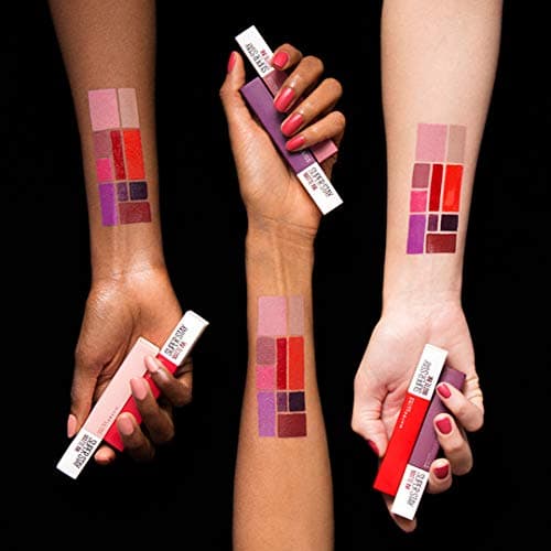 Maybelline New York Matte Lipstick SuperStay Matte Ink, Teinte à Lèvres Longue Durée, Sans Transfert, Lover (15), 5ml - Image 9