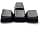 HUYUN Cherry MX Key Switch FPS Backlit Replacement Keys for Corsair Gaming Keyboards (Grey) - Image 4