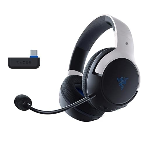 Razer Kaira HyperSpeed (Playstation Licensed) - Casque de Jeu sans Fil pour Playstation - 2,4 HyperSpeed et Bluetooth (Triforce 50mm, Microphone HyperClear, USB, multiplateforme) Blanc - Image 2