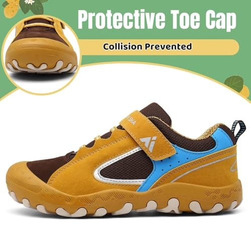 Mishansha Unisex Hiking Shoes Children Breathable Non-Slip Trekking Shoes for Boys Girls Size 7-5 UK - Image 6