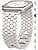 Metal Honeycomb Band for Apple Watch 38/40/41/42/44/45/46/49mm - Stylish Women Band Compatible with iWatch Series 11 10 9 8 7 6 5 4 3 2 1 Ultra SE - Image 3