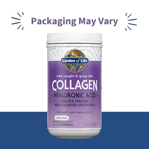 Garden of Life Wild Caught & Grass Fed Collagen with Hyaluronic Acid Powder - 270g - Image 3