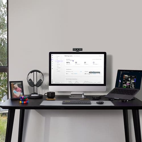 Logitech Brio 500 HD Streaming Webcam with Expo Auto, Show Mode, Dual Noise Cancelling Microphones, Privacy Webcam Flap, Compatible with Microsoft Teams, Google Meet, Zoom, USB-C Cable - Graphite - Image 7