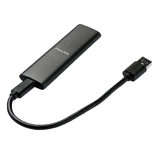 Philips Portable External SSD 1TB - Ultra Slim SATA Ultra Speed USB-C - USB, Read Speed up to 540MB/s, Write Speed up to 540MB/s, Aluminum - Image 6