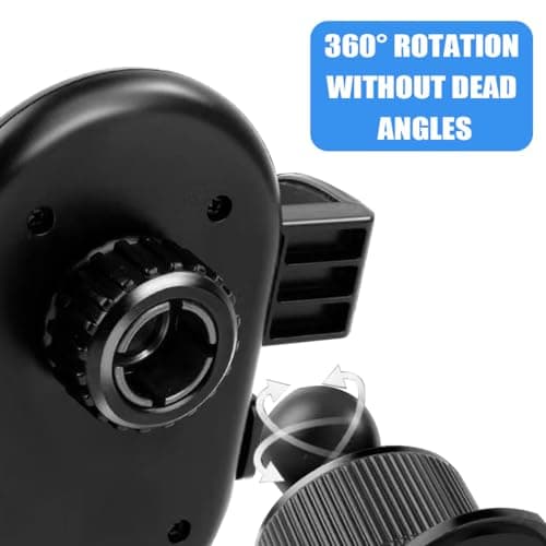 JNNJ Car Phone Holder, Car Air Vent Mobile Phone Holder, Car Phone Holder 360° Rotation, Universal Phone Holder for Smartphones Multifunctional - Image 7