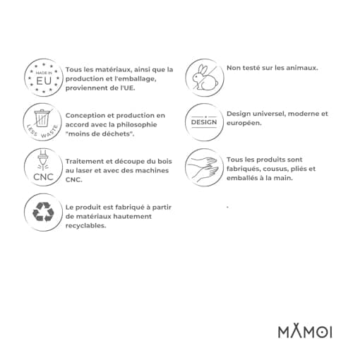 MAMOI® Tapis de gymnastique pour enfant, tapis de jeu bébé, tapis d’éveil et motricité, tapis de sol pour chambre bébé et salle de jeux, jeu éducatif - Image 8