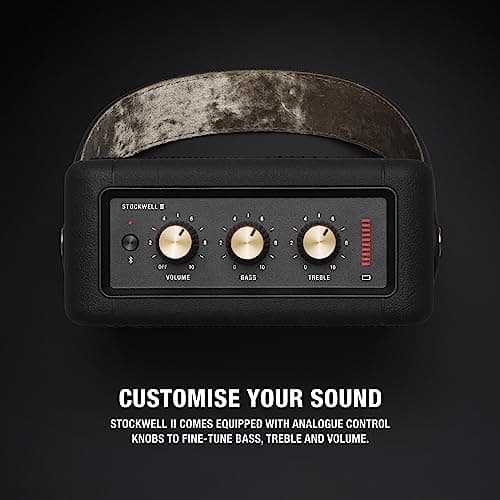Marshall Stockwell II Enceinte Bluetooth Portatif - Noir et Laiton[Exclusif Amazon] - Image 5