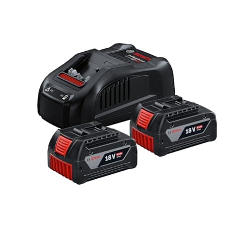 Bosch Professional 18V System Starter Set Batteries: 2 GBA 18V 5.0Ah Batteries + Gal 1880 HP Fast Charger - Image 3
