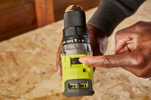 Perceuse-visseuse à percussion RYOBI 18V One+ Brushless - 1 batterie 4,0 Ah - 1 batterie 2.0 Ah - 1 chargeur - RPD18BL1-2C42S - Image 8