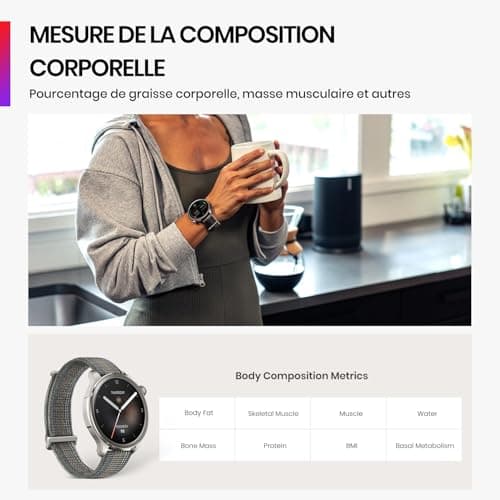 Amazfit Balance 46mm Smart Watch, NFC Contactless Payment, Fitness AI, 14 Day Battery Life, Sleep and Health Monitoring, GPS, 150 Sports Modes, for Android and iPhone - Image 6