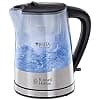 Russell Hobbs Purity Electric Kettle [Filter] (1.5L, 2200W, Brita Maxtra Filter Cartridge & Anti-Limescale + Change Indicator, Fast Boil, Perfect Flow, Blue Lighting) 22850-70 - Image 2