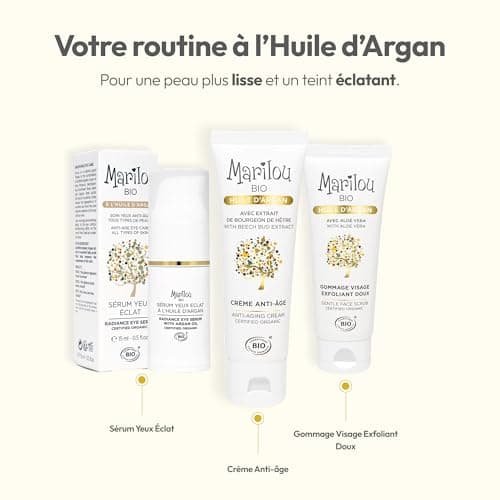 Marilou Bio - Organic Moroccan Argan Oil Day Face Cream - Nourishing and moisturizing for dry skin - 99% ingredients of natural origin - 50 ml - Image 6