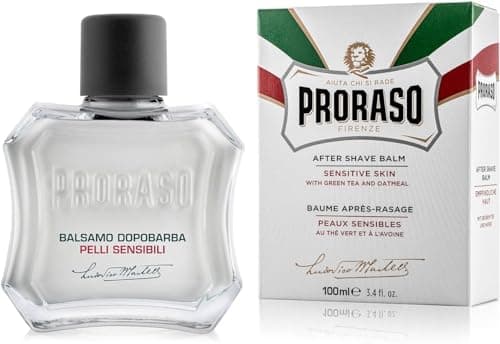 Proraso | Aftershave Balm for Sensitive Skin (100 ml Bottle) – Men's Face Care to Soothe and Protect Skin with Oats and Green Tea – Made in Italy - Image 3