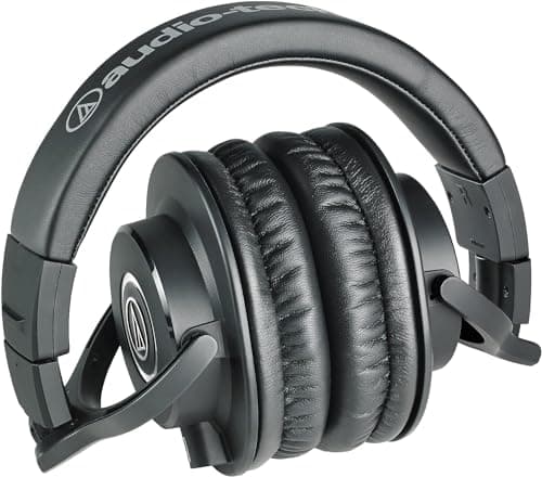 Audio-Technica M40x Professional Closed Monitoring Headphones Black - Image 4