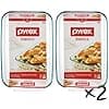 Pyrex Basics 3 Quart Oblong Glass Baking Dish, Clear 9 x 13 inches (Set of 2) Pyrex - Image 2
