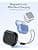ESR AirPods 4 Case, Compatible with AirPods 4 Gen (2024) (USB-C), Compatible with MagSafe, Drop Protection Cover with Drawstring, Magnetic Cover, Orbit Hybrid Series, Black - Image 4