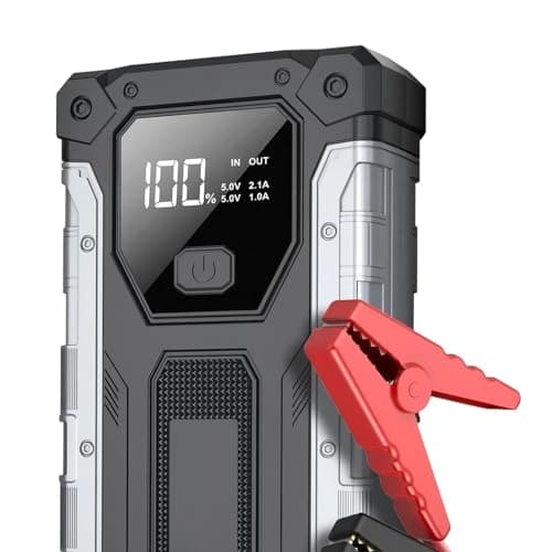 Démarreur portable – Booster de puissance de voiture 12 V, batterie automobile, câble intelligent intégré | Chargeur pour véhicule, SUV, camping-car, camion, smartphone, ordinateur portable, appareil - Image 8