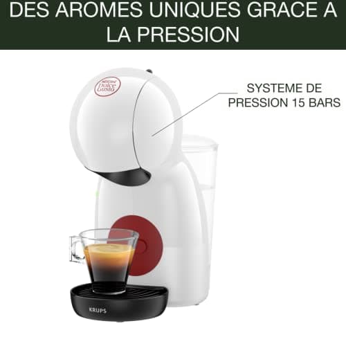 Nescafé Dolce Gusto KRUPS Capsule Coffee Machine, 15 Bars, Multi-Drinks, Compact Coffee Maker, Automatic Shut-off, Economy Mode, Piccolo XS KP1A3110 - Image 6