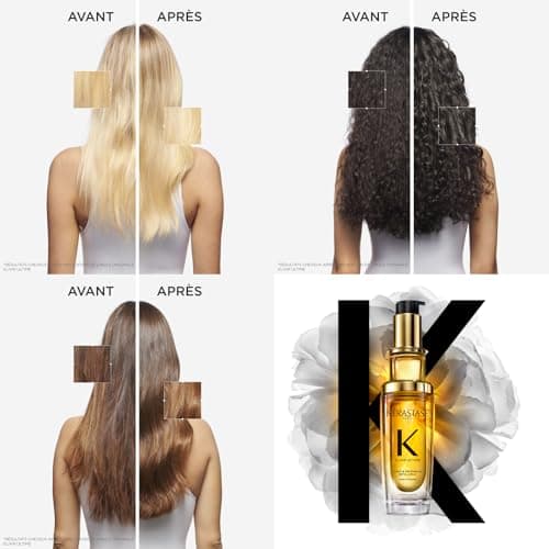 KÉRASTASE Elixir Ultime - L'Huile Originale - Huile Capillaire Nourrissante Multi-Usage - Soin Thermo-Protecteur Sans Rinçage - Huiles de Camélia & Argan - Tous Types de Cheveux - Image 4