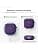 Inesore Compatible with AirPods 4 Case with Cleaning Kit, Silicone Protective Case Cover for Apple AirPods 4 (2024/ANC), Unisex Design – Deep Purple-B - Image 5