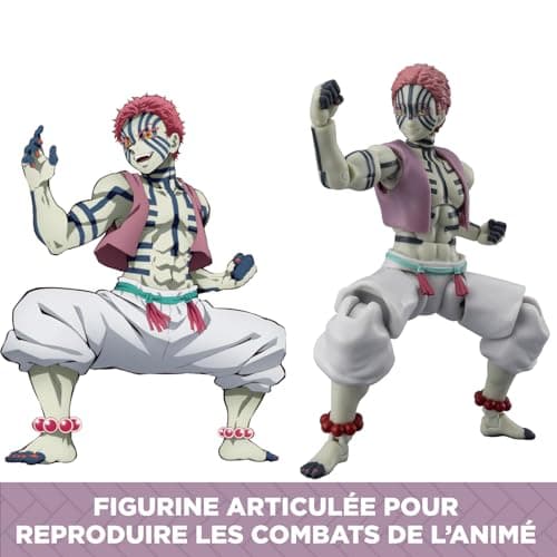 BANDAI - Ultimate Legends HD - Demon Slayer Action Figure 12 cm - Akaza - Officially Licensed Demon Slayer - Akaza Action Figure - Toy for Children 4+ - VE88967 - Image 6