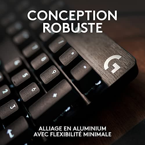Logitech G413 TKL SE Mechanical Gaming Keyboard – Backlit with Touch Mechanical Switches, Anti-Ghosting, Compatible with Windows, MacOS, French AZERTY – Black - Image 6