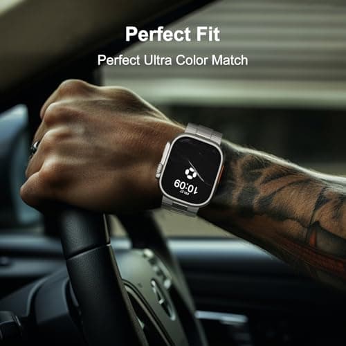 Titanium Band for Apple Watch ULTRA & ULTRA 2: 49mm Adjustable Magnetic Titanium Band for Apple Watch - Lightweight Magnetic Band for iWatch Apple Watch ULTRA 2 (49mm) - Image 6