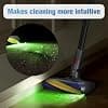 Brush for Dyson V10 V11 V7 V8, Roller Brush Head with LED Lights for Reveal Invisible Dust, Suitable for Hard Floor Cleaning - Image 5